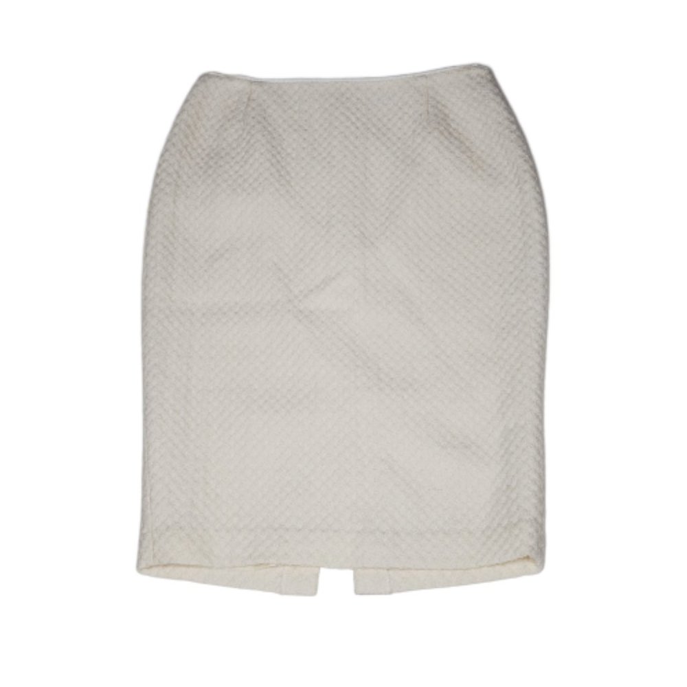 Tahari Wool Skirt Cream Size 2